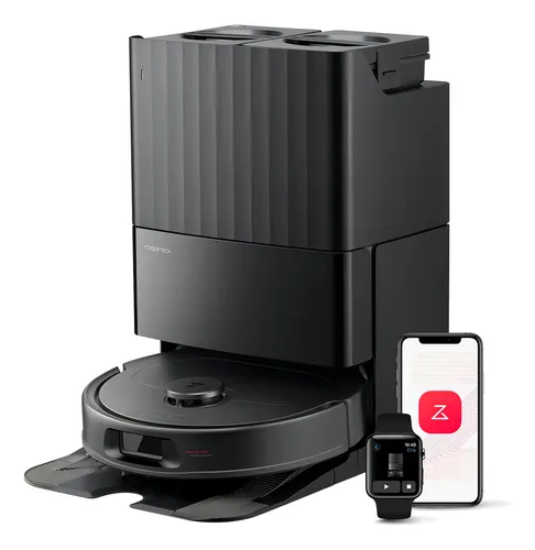 roborock QR798 Robot Aspirador y trapeador con Base Inteligente, ...