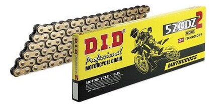 Did 520 Dz2 Chain 120 Links Gold #520dz2-120 Fits Yamaha Zzg