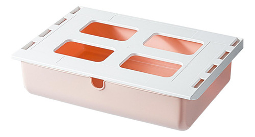 Caja Organizadora De Cajón De Almacenamiento Debajo Rosa