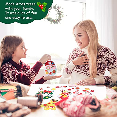 24 Kits De Manualidades De Adornos De Navidad De Fieltr...