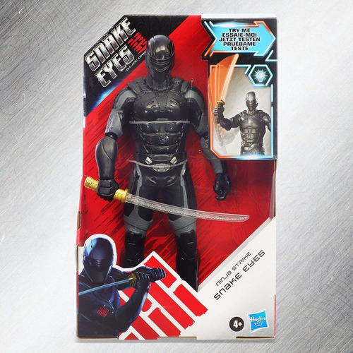 Hasbro Gi Joe Origins Snake Ayes 12 Pulgadas Figura Con Luz
