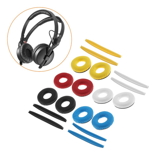 Almohadillas + Cojin Para Sennheiser Hd25, Pc150 Pc151 Pc155