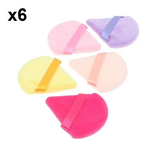Borla Esponja Triangular Maquillaje Mota Polvo Base Correcto