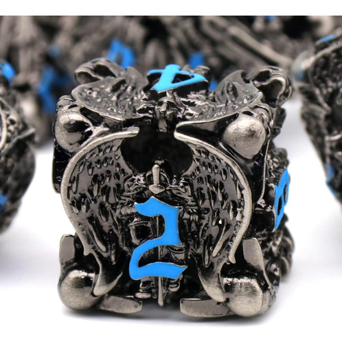 Dnd Dice, Dungeons And Dragons Dice Juego De Dados De Metal