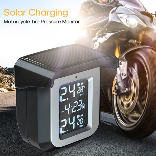 Ts08-4 Tpms - Monitor De Presión De Neumáticos De Motociclet
