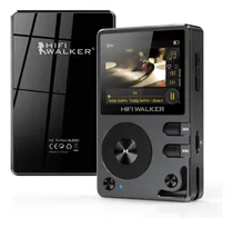 Comprar Hifi Walker H2 Hifi Reproductor Mp3 Con Bluetooth, Dsd Dac Flac Sin Pérdidas, Reproductor De Música De Alta Resolución, Reproductor De Audio Portátil Con Tarjeta De Memoria De 64 Gb, Soporta Hasta 256