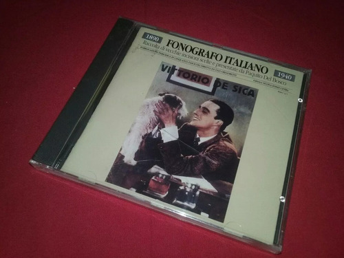 Vittorio De Sica / Fonografo Italiano Cd 1890/1940 Nuevo