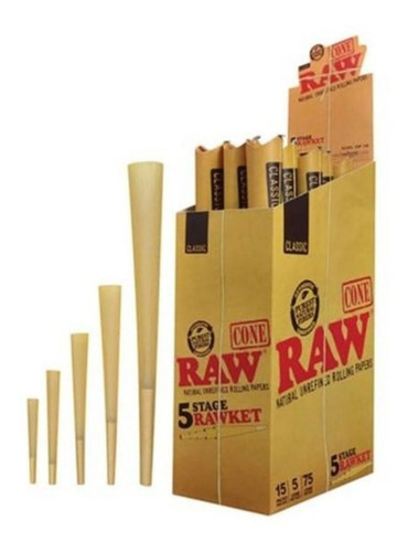 Raw Classic Pre-roll Cone 5 Stage Rawket