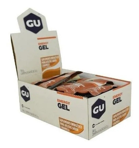 Gu Energy Gel (caixa C/ 24 Uni) Caramelo Gu