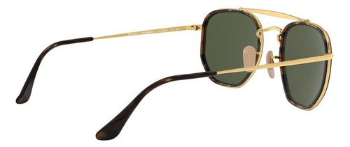 Lentes Solares Ray-ban General Marshal Il Standard Rb3648m 1 Green Polished Gold Polished Gold