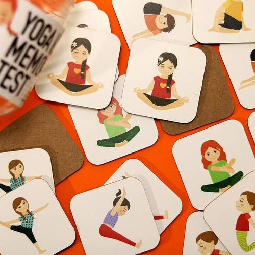 Imagen 2 de 8 de Juego Yoga Para Niños Memotest