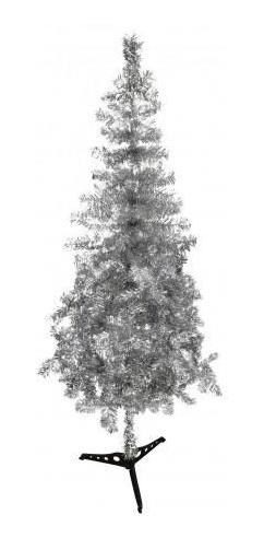 Árbol Navideño Color Plateado Altura 150cm
