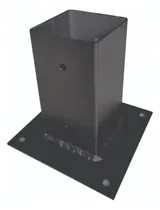 Comprar Base Anclaje Hierro Platina Perforada Pergolas 3 Pulgadas