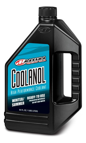 Liquido Refrigerante Moto Maxima Coolanol 64oz 1.89 Litros 
