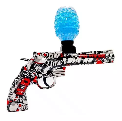 Arma Bolinha Gel Pistola Automatica Eletrica Orbeez Desert - toy