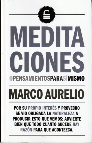 Meditaciones. Marco Aurelio