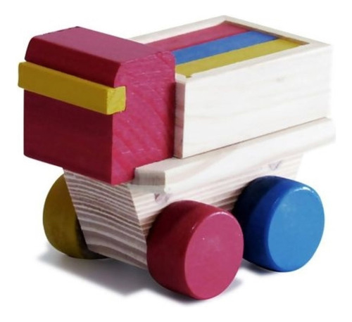 Mini Caminhão Com Toras - Wood Toys Cor N/a Personagem N/a