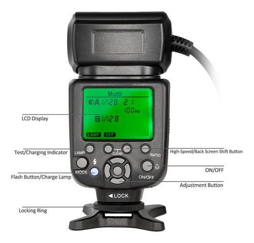 Flash Macro K&f Concept Kf-150 Para Nikon Kf22.008