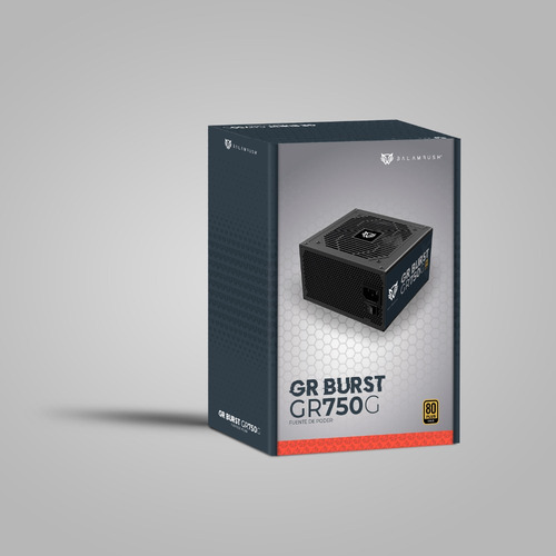 Fuente De Poder Balam Rush Atx 750w 80 Plus Gold Modular Color Negro