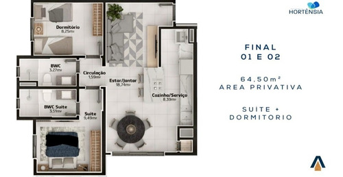 Imagem 2 de 12 de Pré-lançamento - Residencial Hortênsia - Ap03715 - 68234150