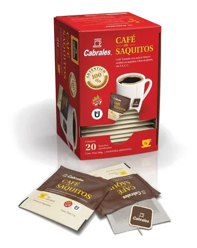 Cafe Tostado Cabrales En Saquitos 90 Gr.