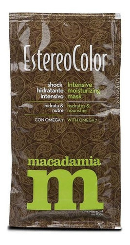 Tratamiento Capilar Estereocolor Shock Macadamia X 50 Gr