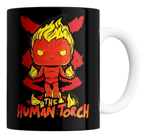 Taza Ceramica Importada - Antorcha Humana Funko