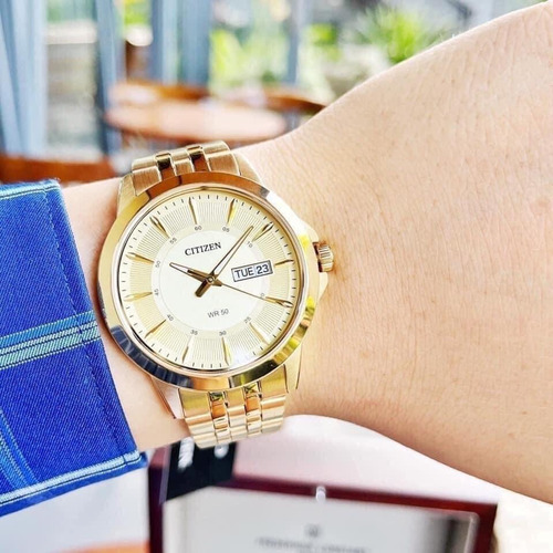 Reloj Citizen Bf201356p Acero Color de la malla Dorado Color del bisel Dorado Color del fondo Dorado