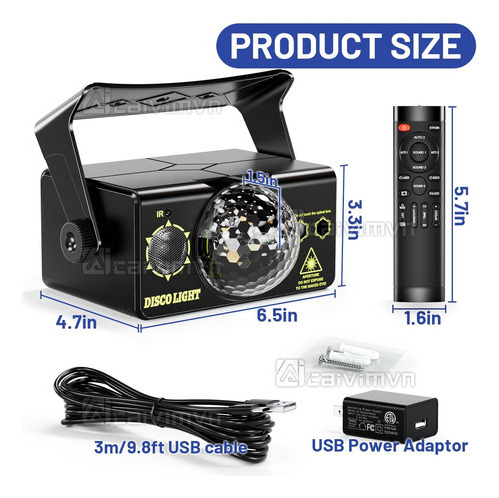 Luces De Dj Con Control Remoto Para Fiestas En Casa