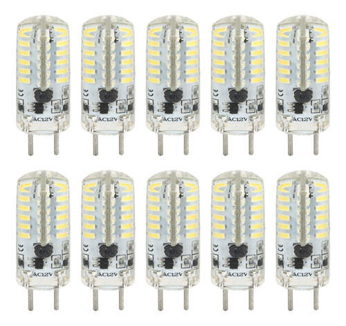 Bombilla G4, 10 Piezas Led De Doble Pin, Reemplazo Horizonta