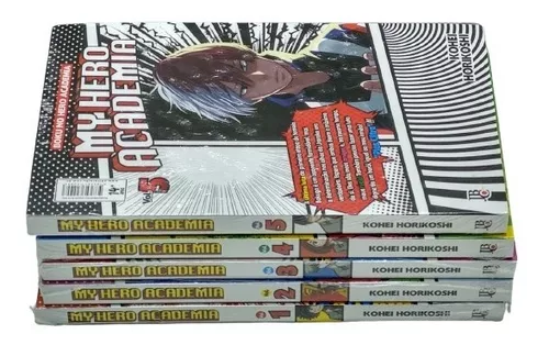 Mangá My Hero Academia Boku No Hero Coleção 1 Ao 5 Lacrado