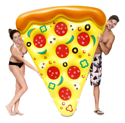 Joyin Giant Inflable Pizza Slice Pool Float, Divertidos Flot