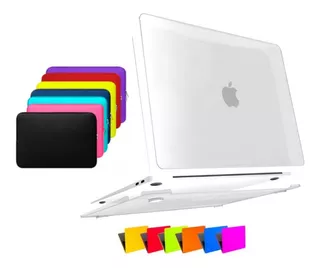 Kit Capa Case Para Macbook New Pro 16 A2485 M1 (2021) + Bag