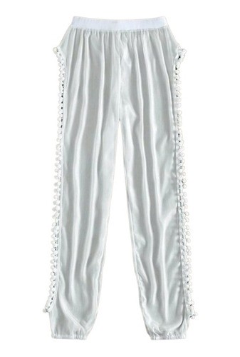 Pantalon Blanco De Playa