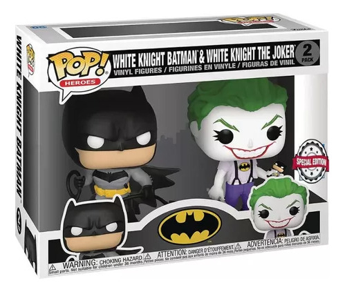 Funko Pop White Knight Batman & White Knight The Joker (Usado)