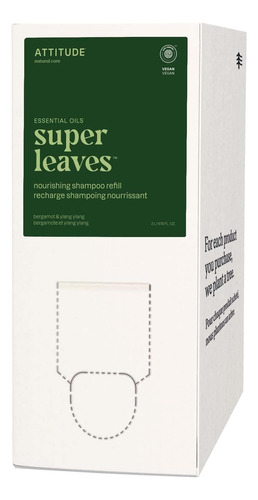 Shampoo Nutritivo Para Cabelo Atitude Com Óleos Essenciais,