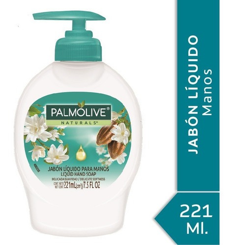 Palmolive Naturals Jazmin Y Cacao Jabón Liquido X 221ml