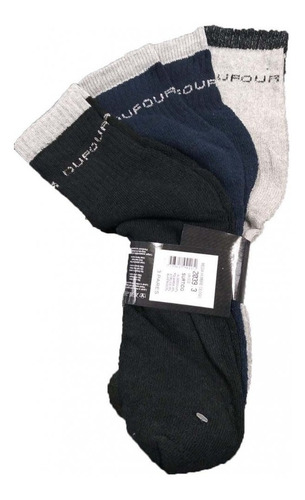 Imagen 2 de 7 de Medias Cortas Quarter Pack X3 Surtido Hombre Dufour - 2039.3