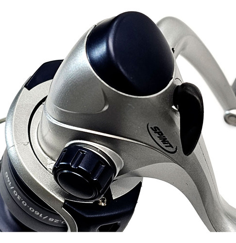 Reel Spinit Sb 30 Frontal Pesca Agente Oficial Color Azul