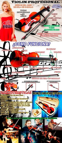 Violin Profesional Tamaño 4/4 Con Alma Y Accesorios Regalos