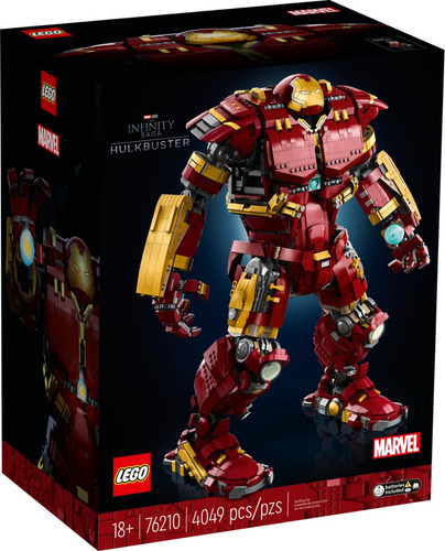 Lego 76210 Hulkbuster Cantidad De Piezas 4049