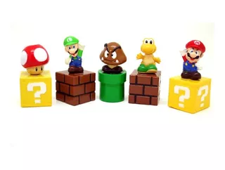 Mario Bros Set De 5 Figuras