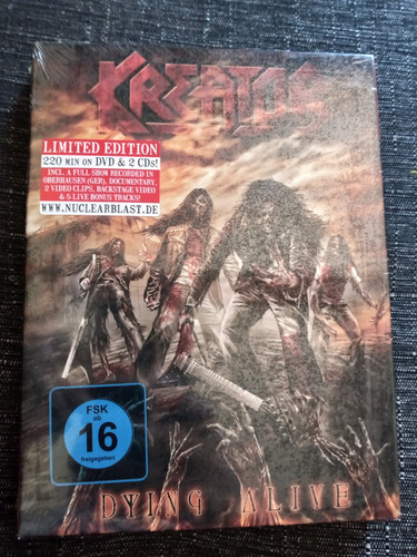 Kreator - Dying Alive (2013) 2cd/dvd Limited Edition Europe