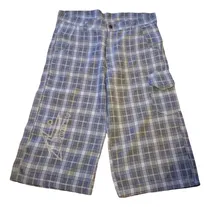 Comprar Bermuda Cargo Rusty Hombre Talle L,capri\u002Fpescadora A Cuadros