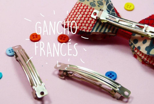 Gancho Francés Para Lazos 6 Cm X Paquete De 6