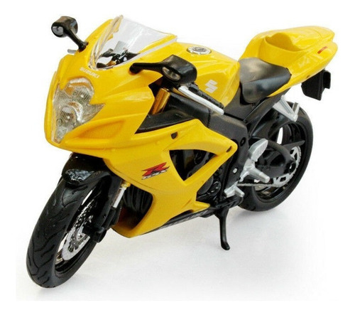 Maisto Suzuki Gsx-r600 1/12 Amarillo Modelo Fundido A Troque