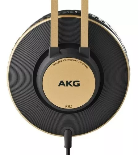 Audífonos Alámbricos AKG Con Diadema Ajustable | Color Negro Mate | K92 -  724885
