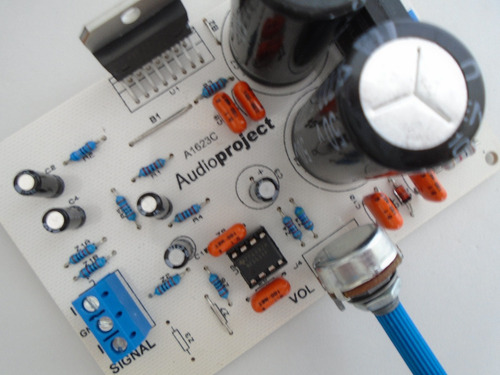 Imagen 4 de 5 de Modulo Amplificador Subwoofer 100 Watts C/trafo Y Disipador