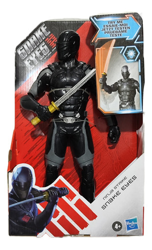 Ninja Strike Snake Eyes Gijoe Muñeco 30cms