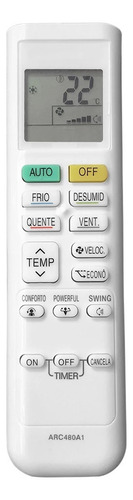 Controle Remoto Ar Condicionado Daikin Inverter Arc480a1